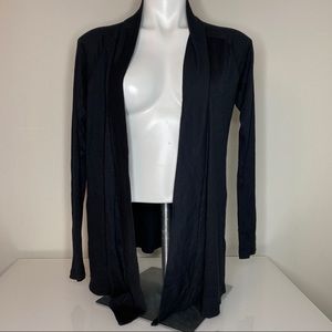 Open Black Cardigan